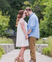 Ally and Matt Engagement Picture